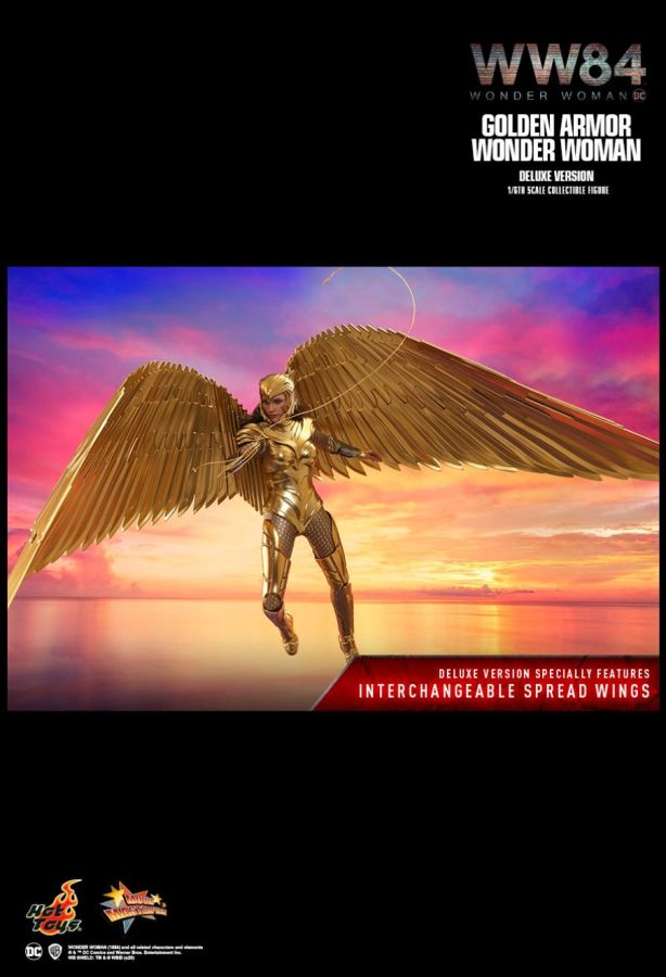 Wonder Woman 2: WW84 - Golden Armor Deluxe 1:6 Scale 12" Action Figure