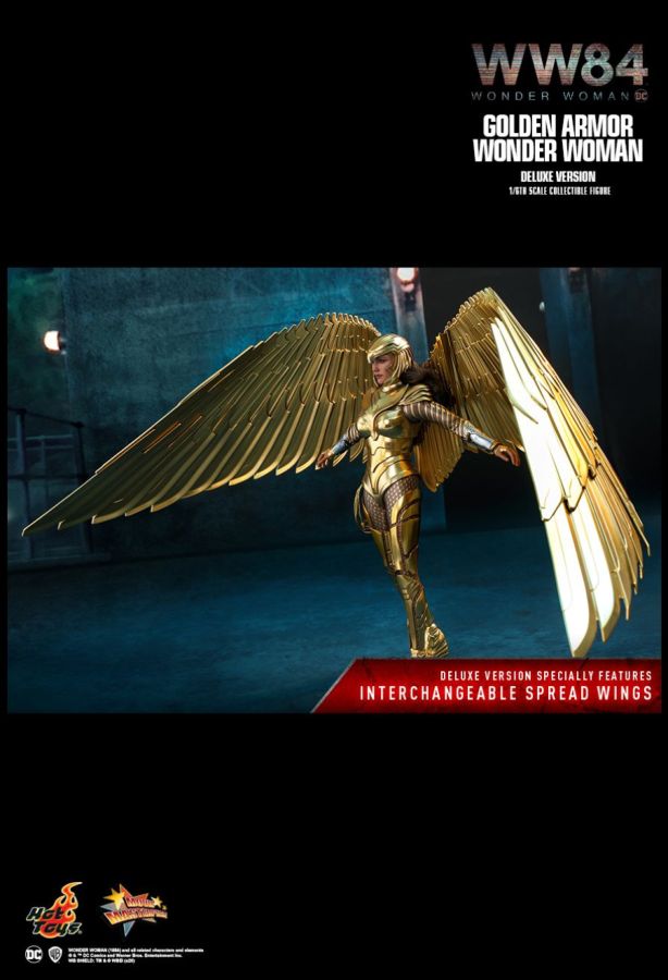 Wonder Woman 2: WW84 - Golden Armor Deluxe 1:6 Scale 12" Action Figure