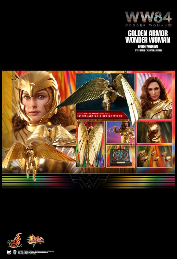 Wonder Woman 2: WW84 - Golden Armor Deluxe 1:6 Scale 12" Action Figure