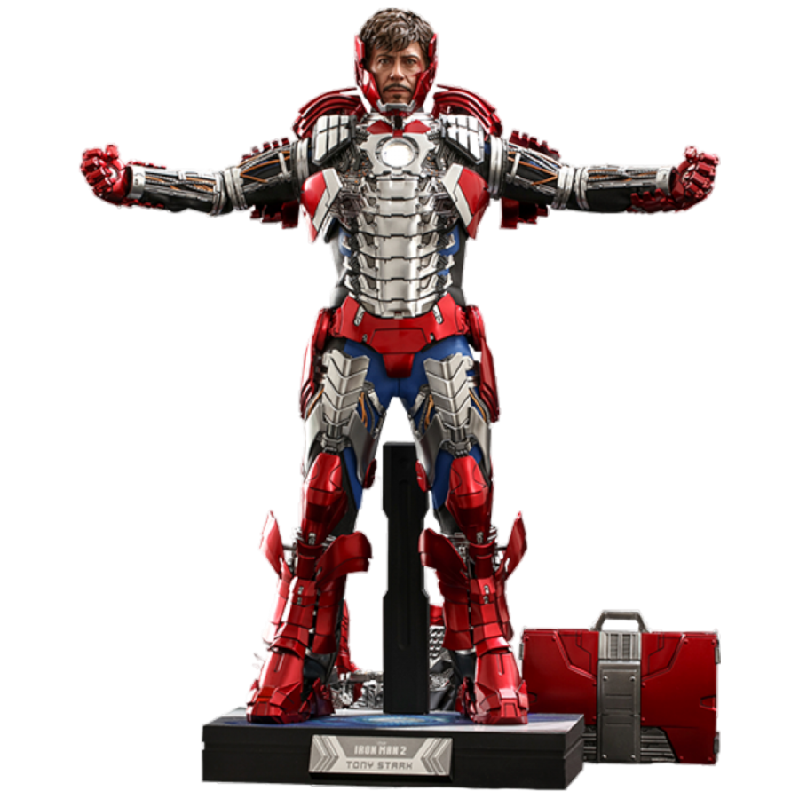 Iron Man 2 - Tony Stark Mark V Suit Up Deluxe 1:6 Scale 12" Action Figure