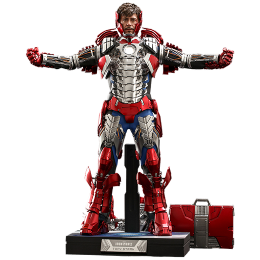 Iron Man 2 - Tony Stark Mark V Suit Up Deluxe 1:6 Scale 12" Action Figure