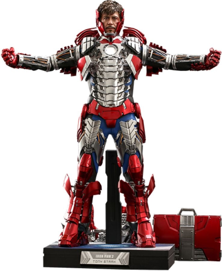 Iron Man 2 - Tony Stark Mark V Suit Up Deluxe 1:6 Scale 12" Action Figure