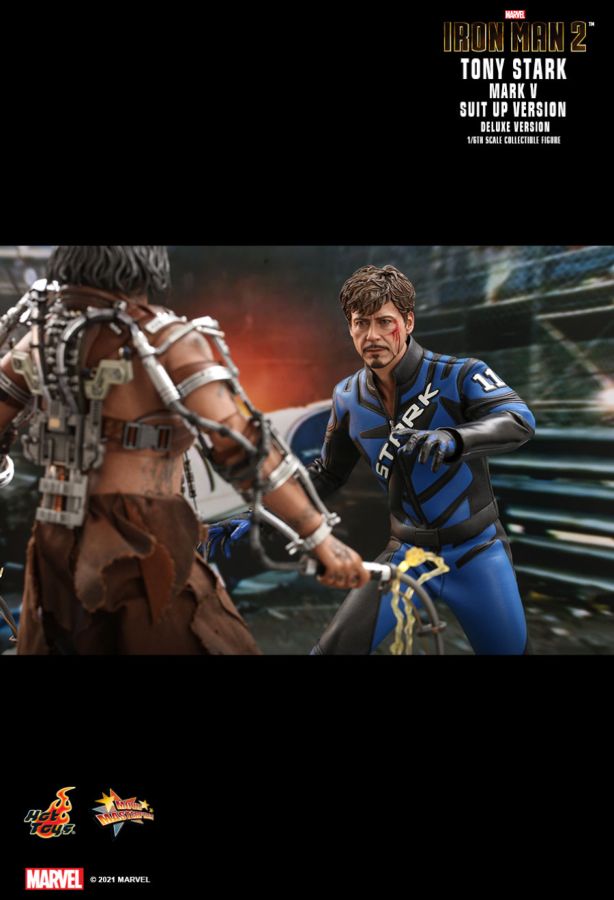 Iron Man 2 - Tony Stark Mark V Suit Up Deluxe 1:6 Scale 12" Action Figure