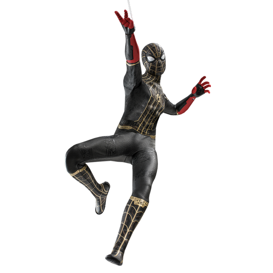 Spider-Man: No Way Home - Spider-Man Black & Gold Suit 1:6 Scale 12" Action Figure