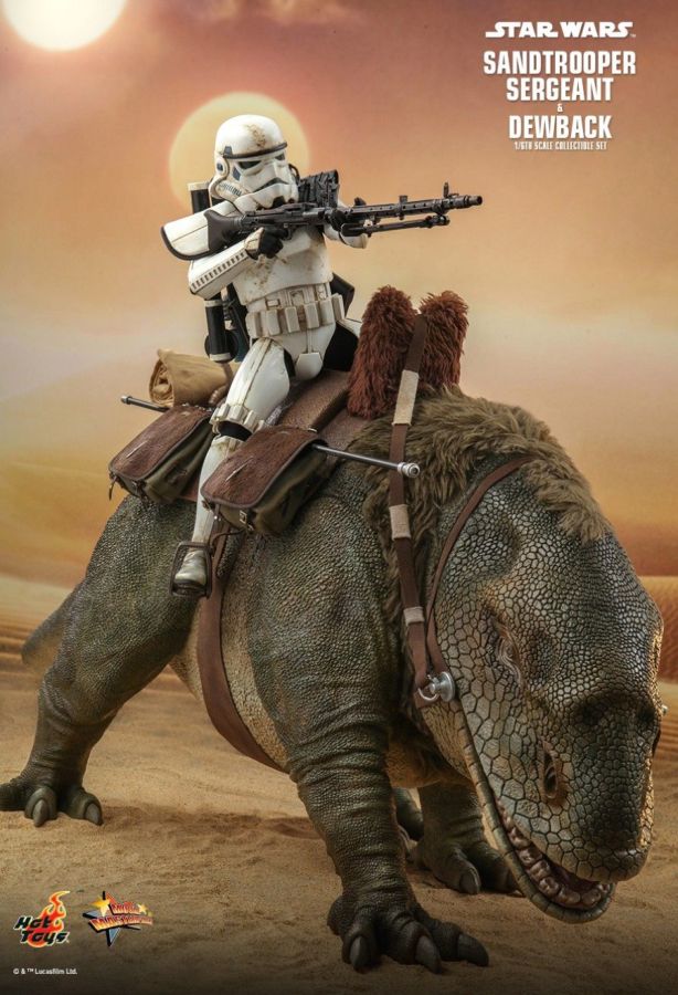 Star Wars - Sandtrooper Sergeant & Dewback 1:6 Scale Collectable Set
