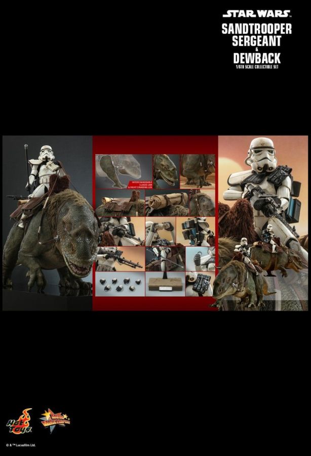 Star Wars - Sandtrooper Sergeant & Dewback 1:6 Scale Collectable Set