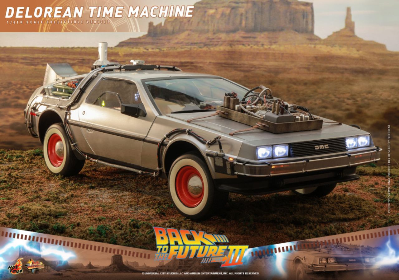 Back to the Future 3 - Delorean Time Machine 1:6 Scale Collectable Vehicle