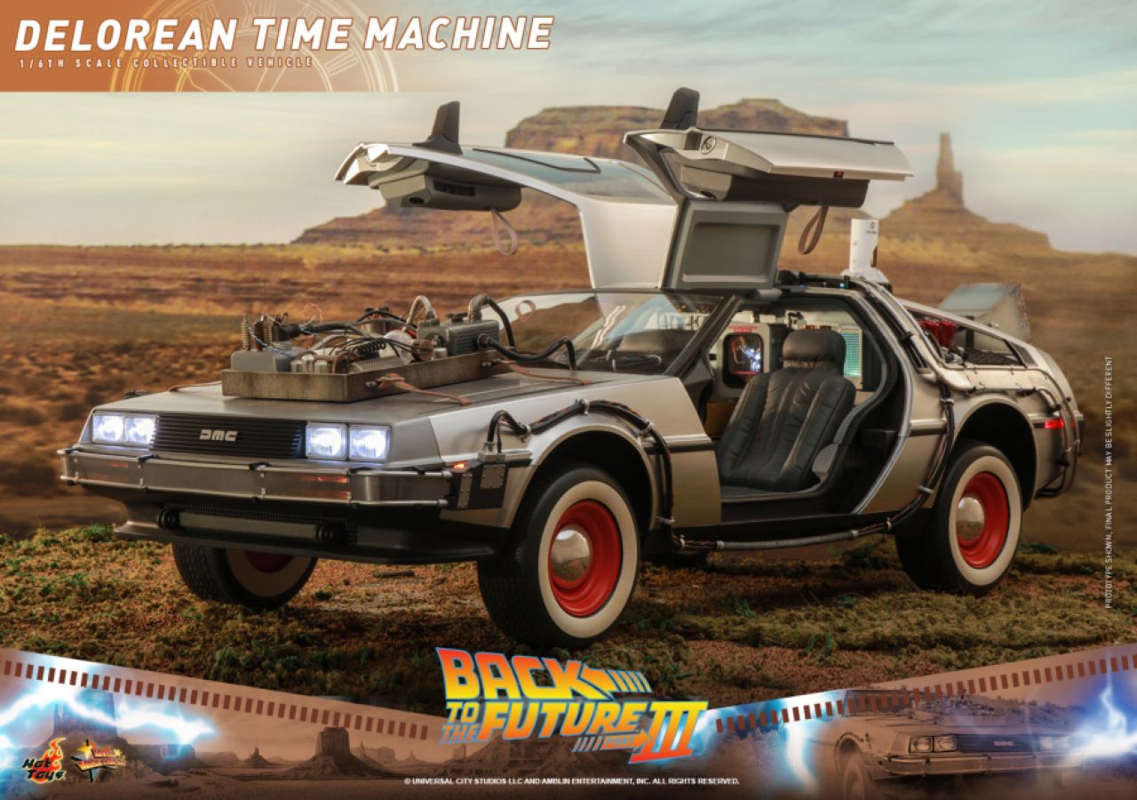 Back to the Future 3 - Delorean Time Machine 1:6 Scale Collectable Vehicle