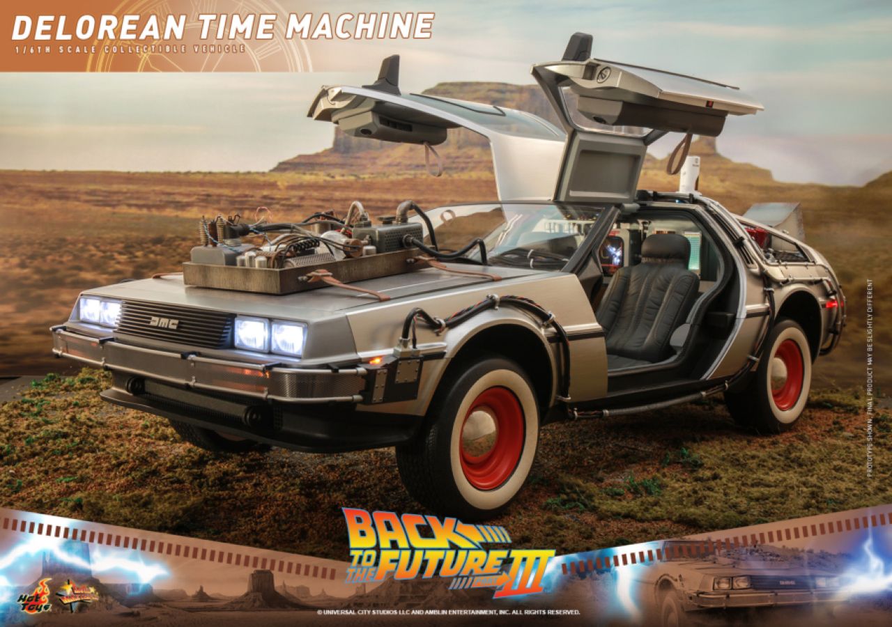 Back to the Future 3 - Delorean Time Machine 1:6 Scale Collectable Vehicle