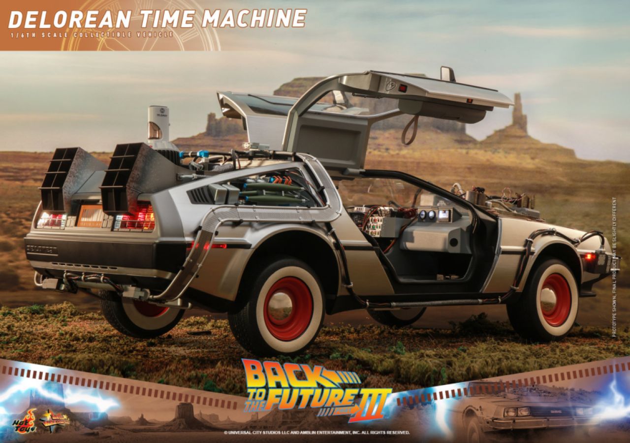 Back to the Future 3 - Delorean Time Machine 1:6 Scale Collectable Vehicle