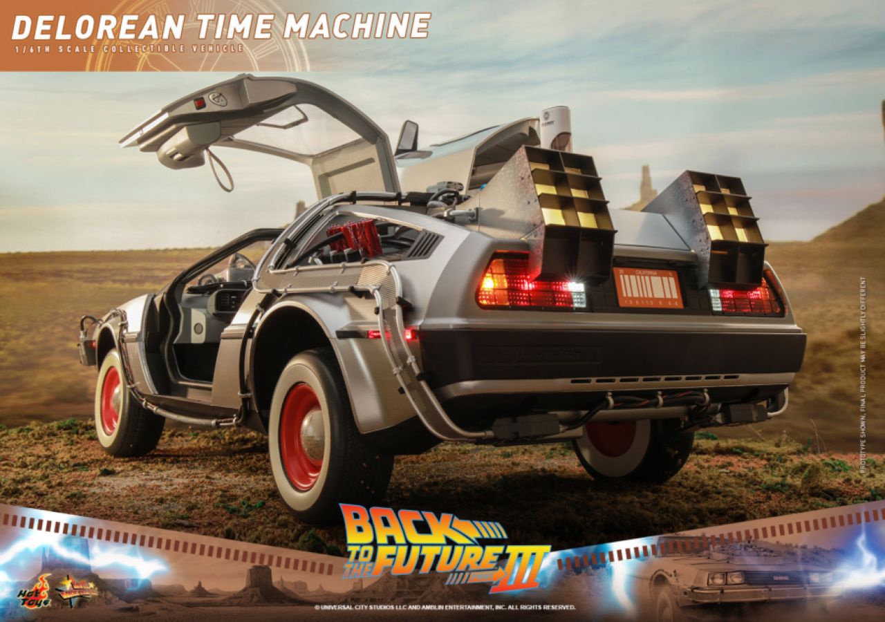 Back to the Future 3 - Delorean Time Machine 1:6 Scale Collectable Vehicle