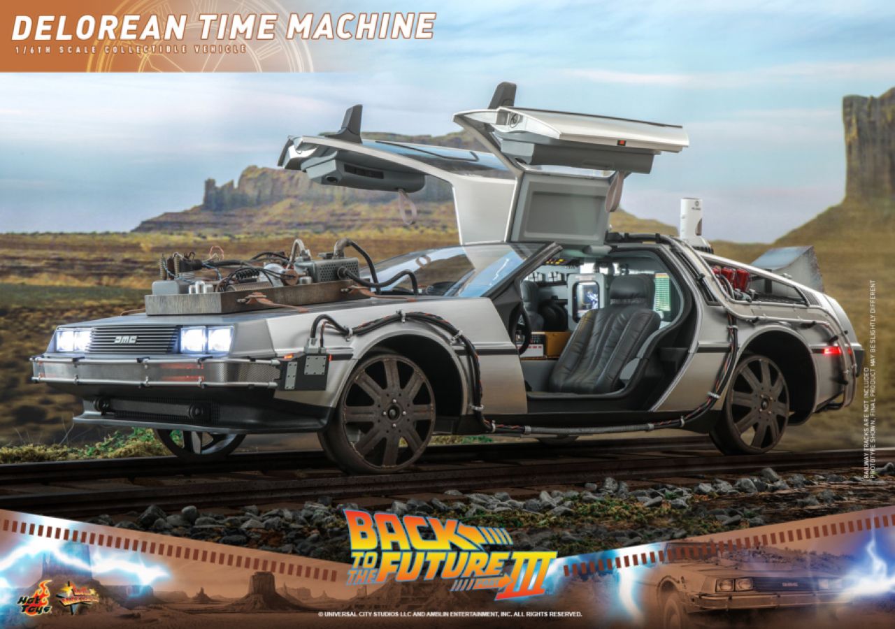 Back to the Future 3 - Delorean Time Machine 1:6 Scale Collectable Vehicle