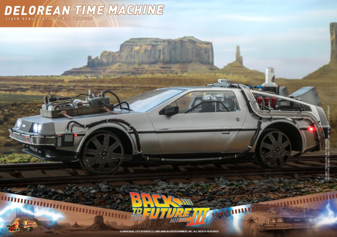 Back to the Future 3 - Delorean Time Machine 1:6 Scale Collectable Vehicle