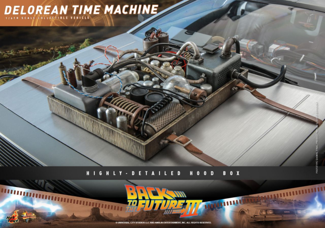 Back to the Future 3 - Delorean Time Machine 1:6 Scale Collectable Vehicle