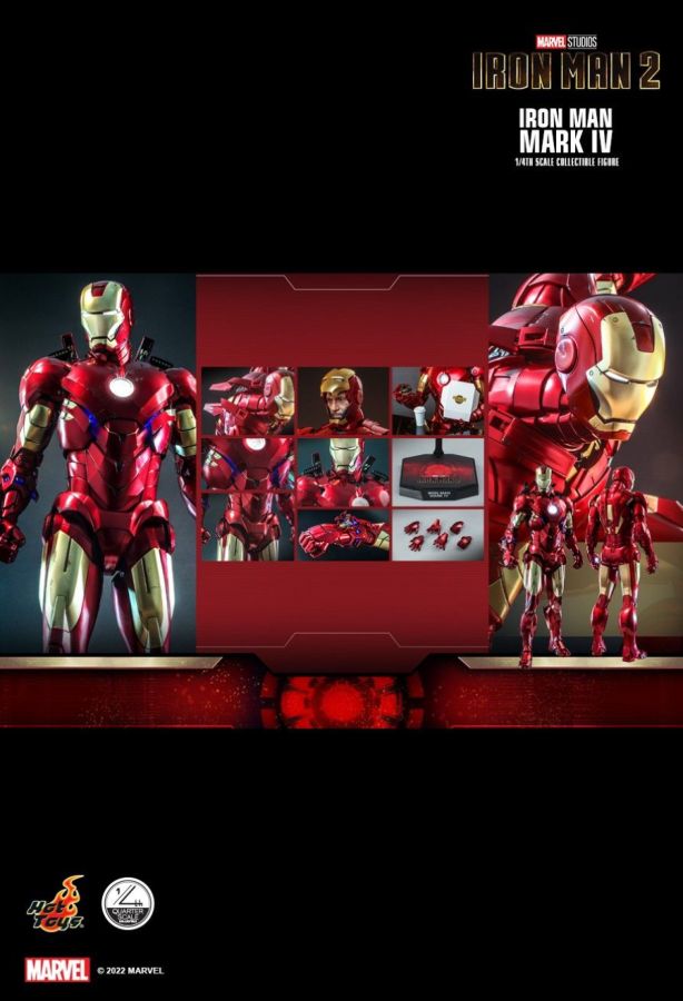 Iron Man 2 - Mark IV 1:4 Scale Action Figure