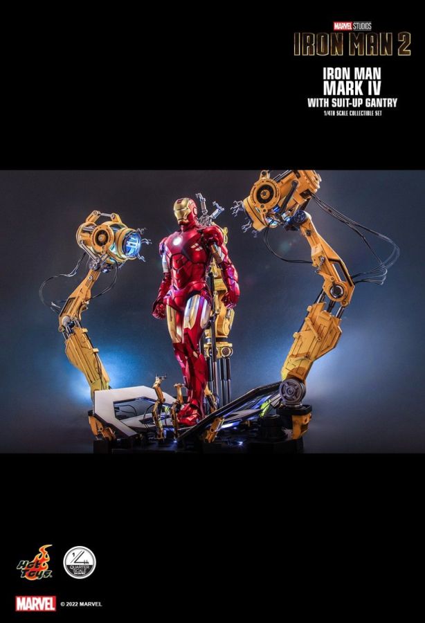 Iron Man 2 - Mark IV Deluxe with Gantry 1:4 Scale Action Figure
