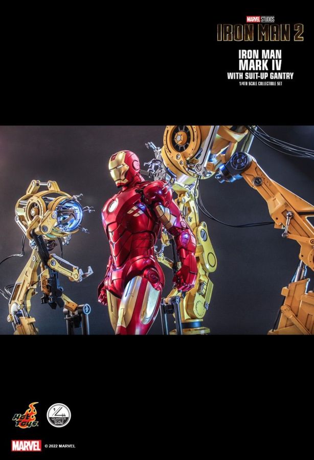Iron Man 2 - Mark IV Deluxe with Gantry 1:4 Scale Action Figure