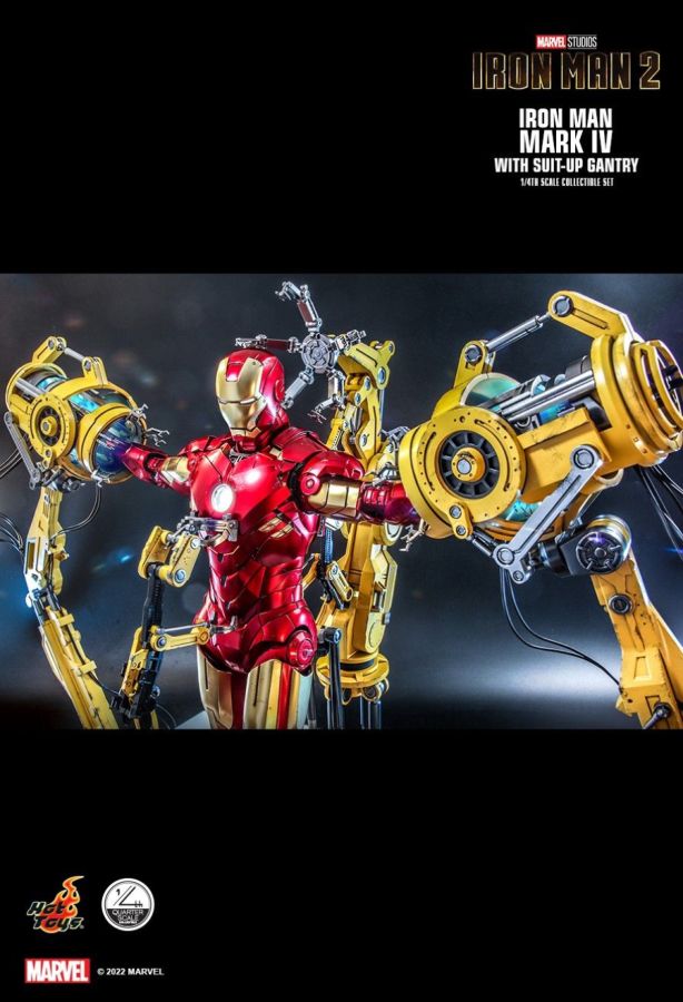 Iron Man 2 - Mark IV Deluxe with Gantry 1:4 Scale Action Figure