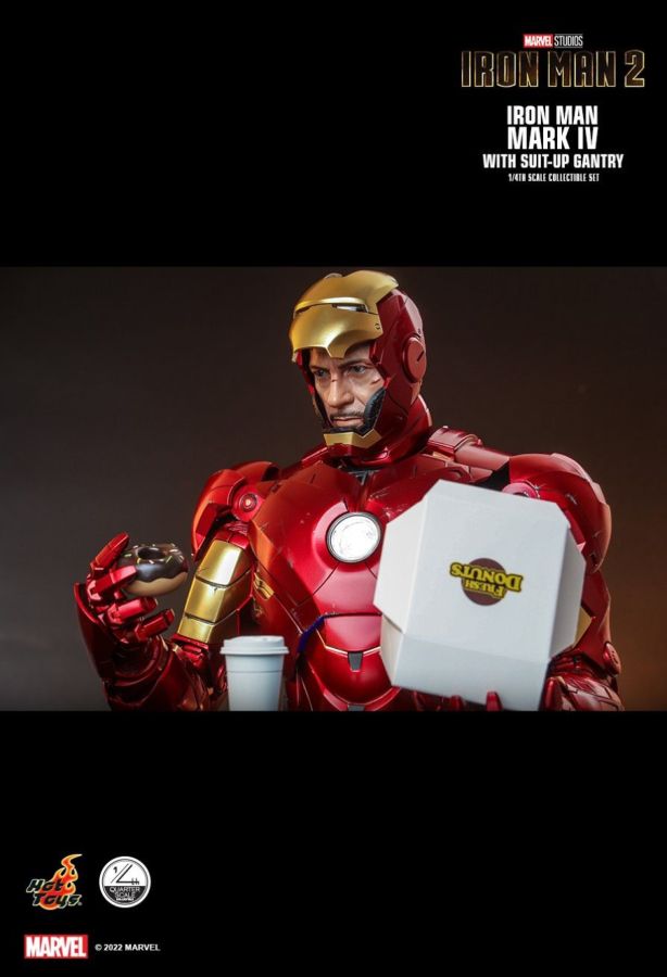 Iron Man 2 - Mark IV Deluxe with Gantry 1:4 Scale Action Figure