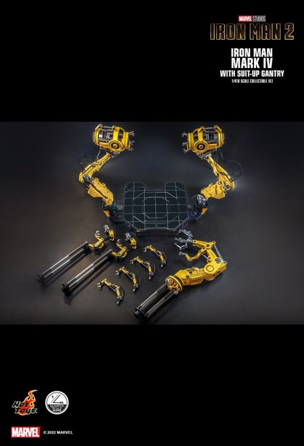 Iron Man 2 - Mark IV Deluxe with Gantry 1:4 Scale Action Figure