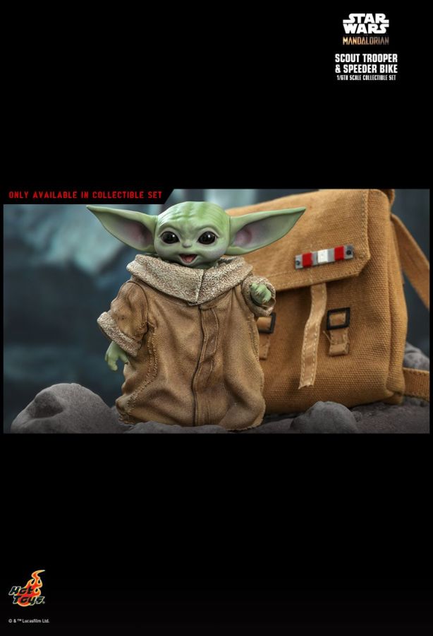 Star Wars: The Mandalorian - Scout Trooper & Speeder Bike 1:6 Scale Action Figure Set