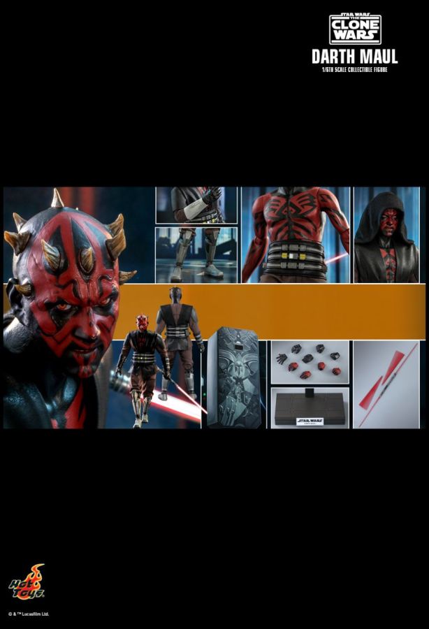 Star Wars: The Clone Wars - Darth Maul 1:6 Scale 12" Action Figure