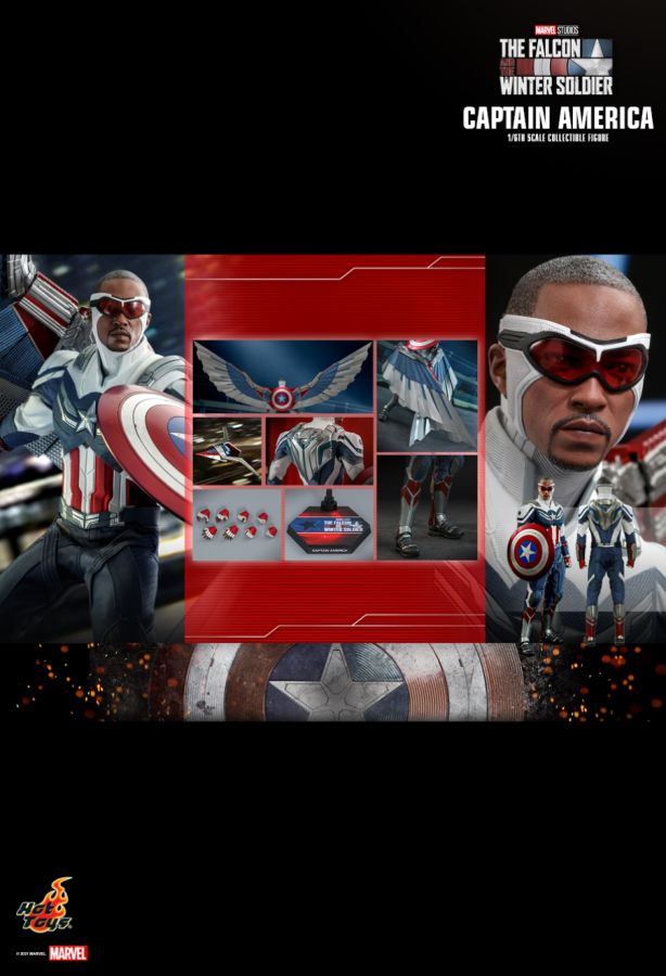 Falcon Winter Soldier - Captain America 1:6 Scale 12" Action Figure