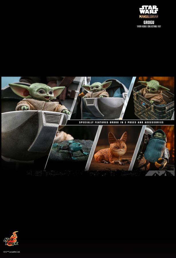 Star Wars: The Mandalorian - Grogu 1:6 Scale Action Figure Set