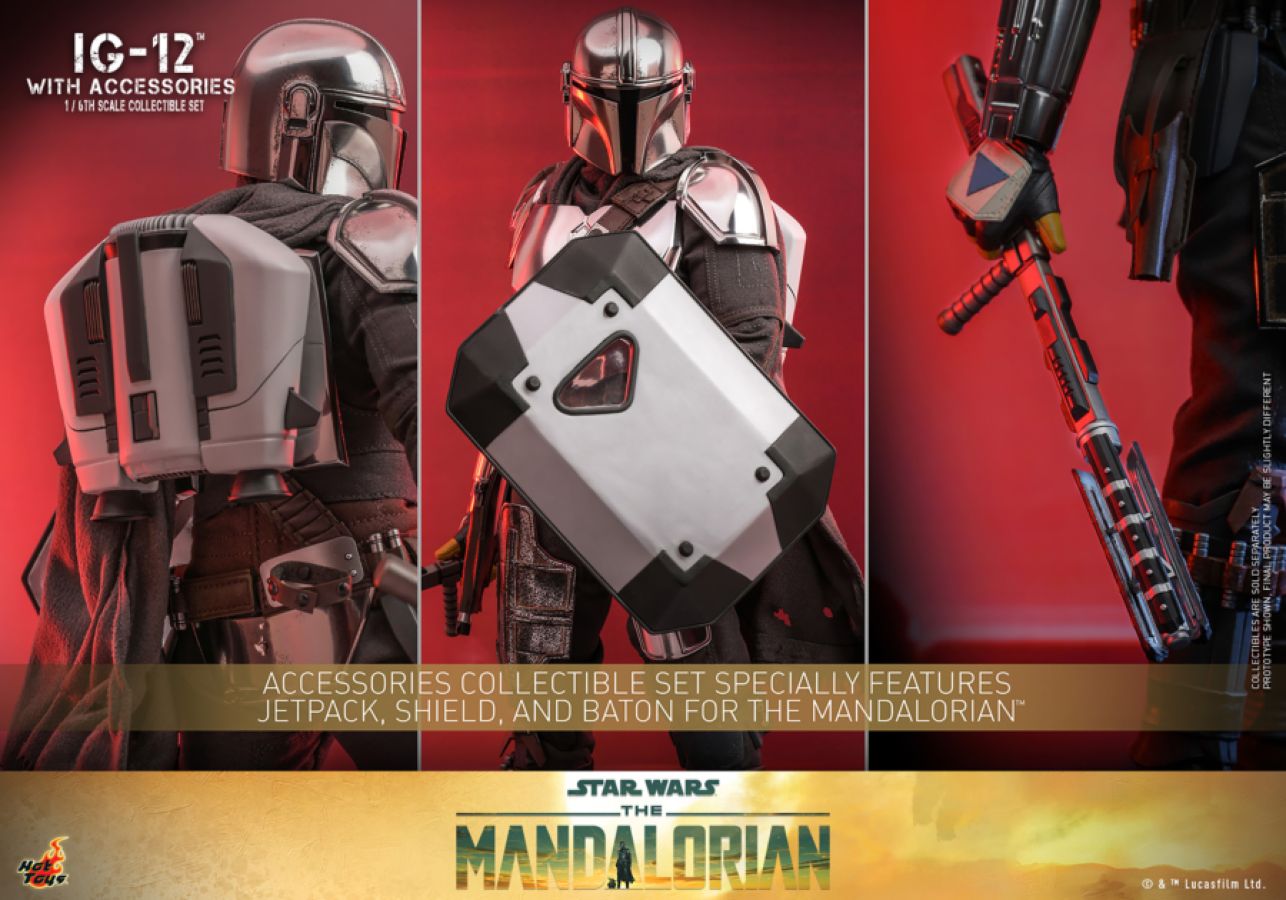 Star Wars: The Manadalorian - IG-12 1:6 Scale Collectible Figure Set