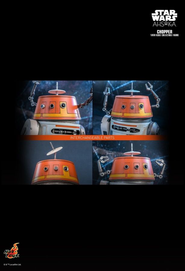 Star Wars: Ahsoka (TV) - Chopper 1:6 Figure
