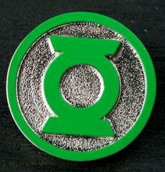 Green Lantern - Logo Colour Enamel Lapel Pin - Ozzie Collectables