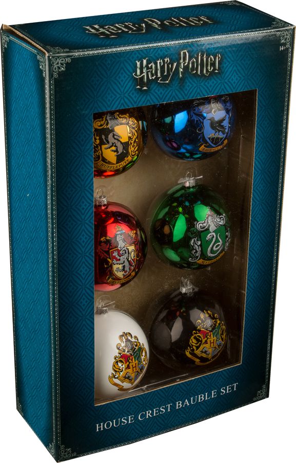 Harry Potter - House Crest Bauble Set - Ozzie Collectables