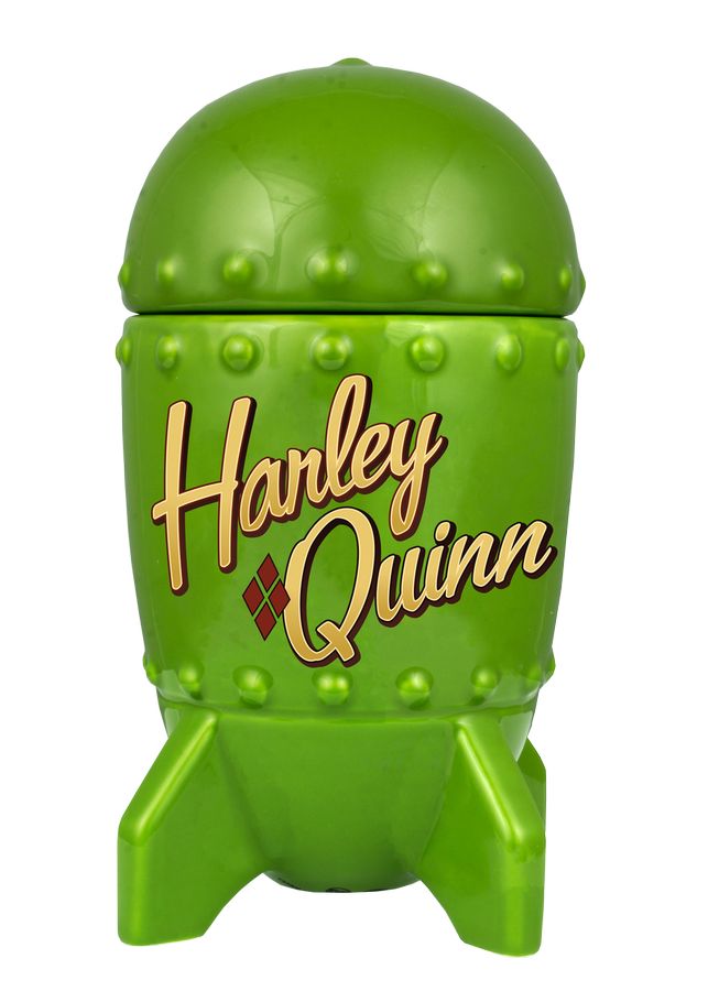 DC Bombshells - Harley Quinn 3D Bombshell Mug with Lid - Ozzie Collectables