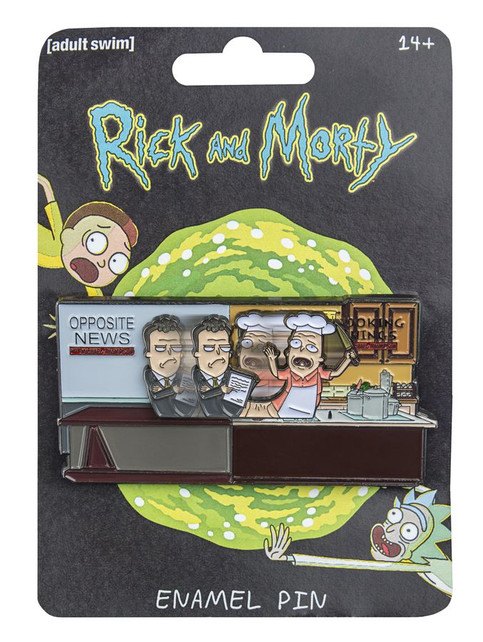 Rick and Morty - Michael & Pichael Sliding Enamel Pin - Ozzie Collectables