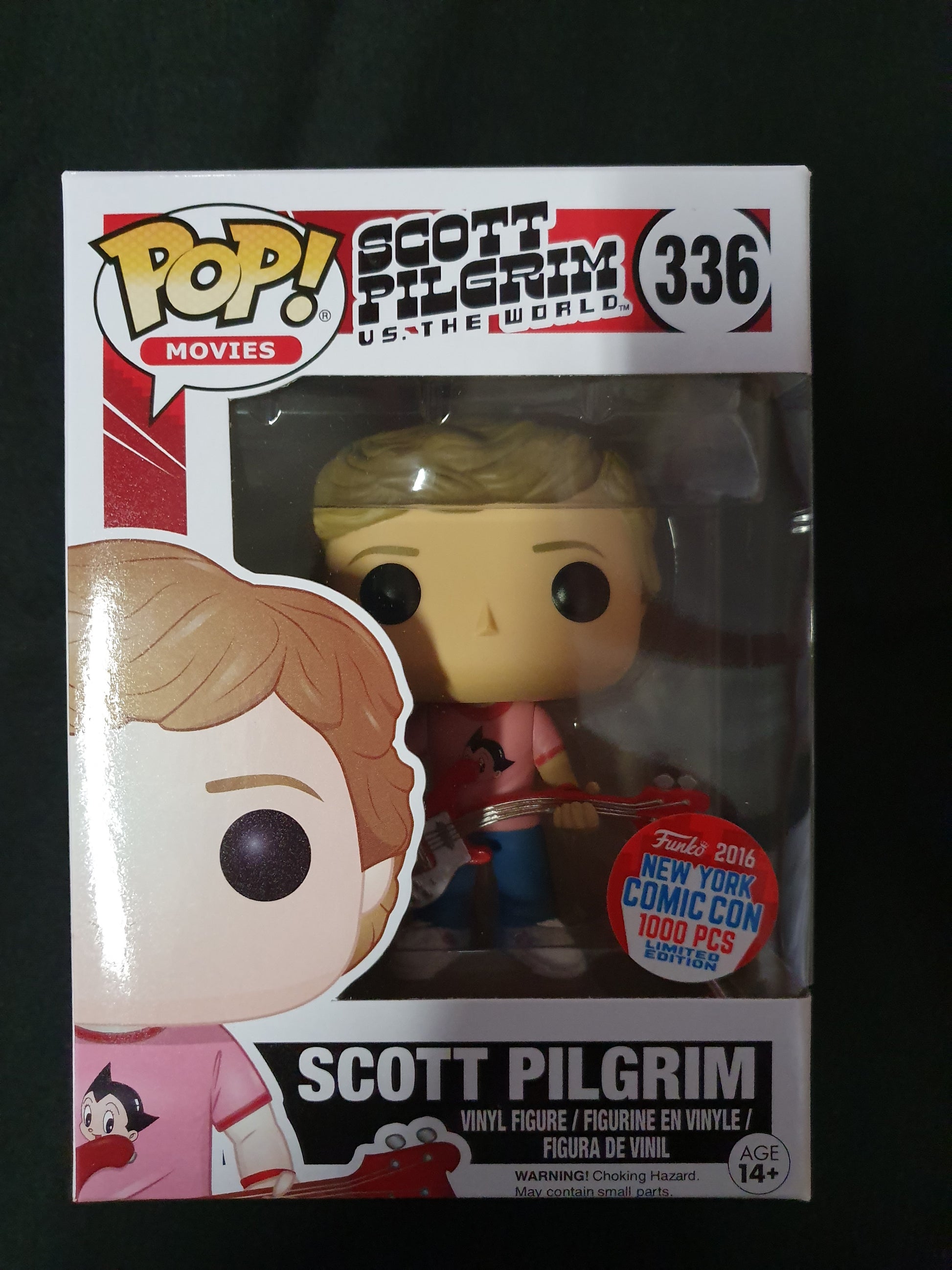 Scott Pilgrim Astro Boy Shirt - Scott Pilgrim Vs The World 2016 NYCC LE 1000 Pcs POP! Vinyl Figure #336 - Ozzie Collectables