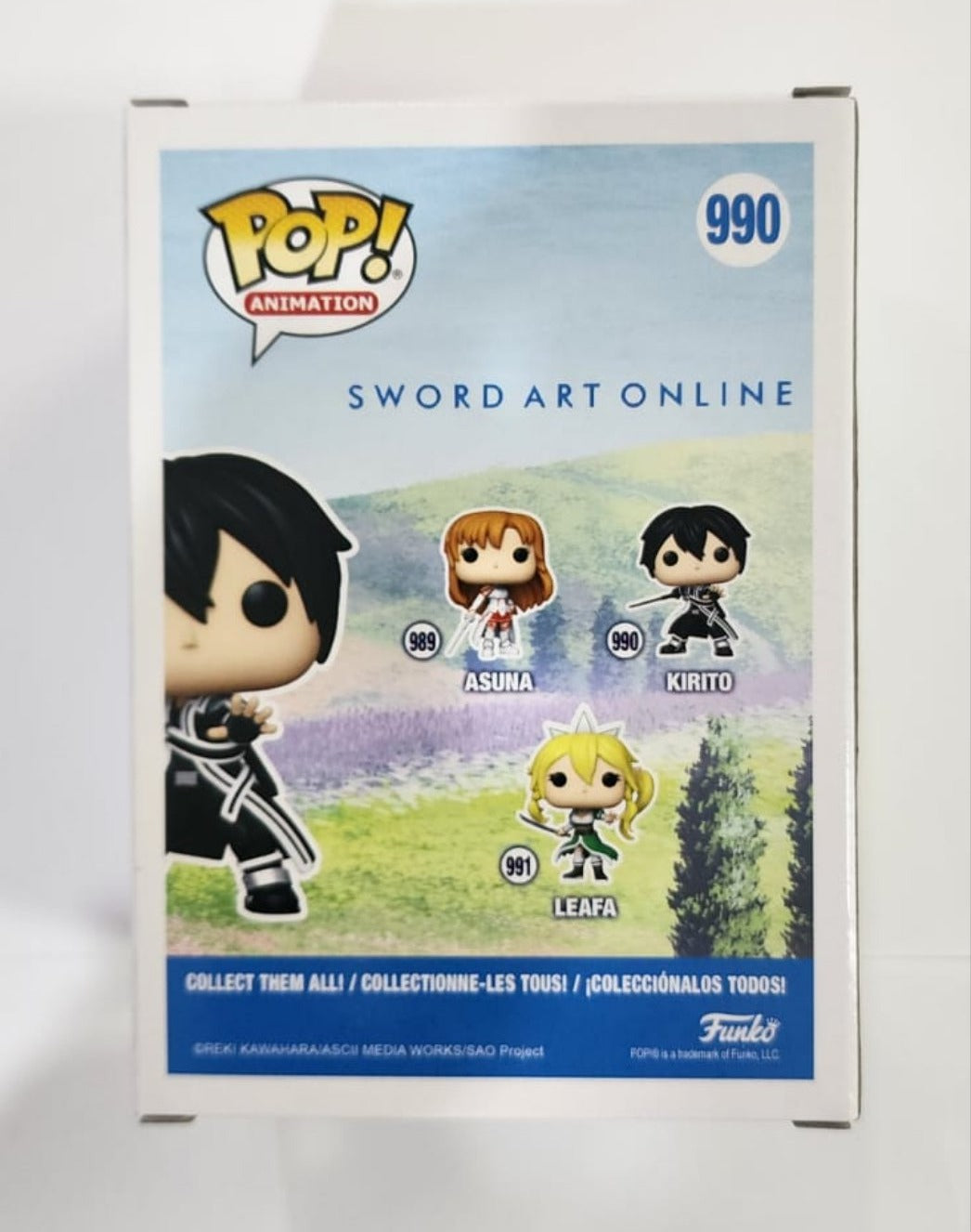 Sword Art Online -  Kirito Signed Pop! Vinyl #990