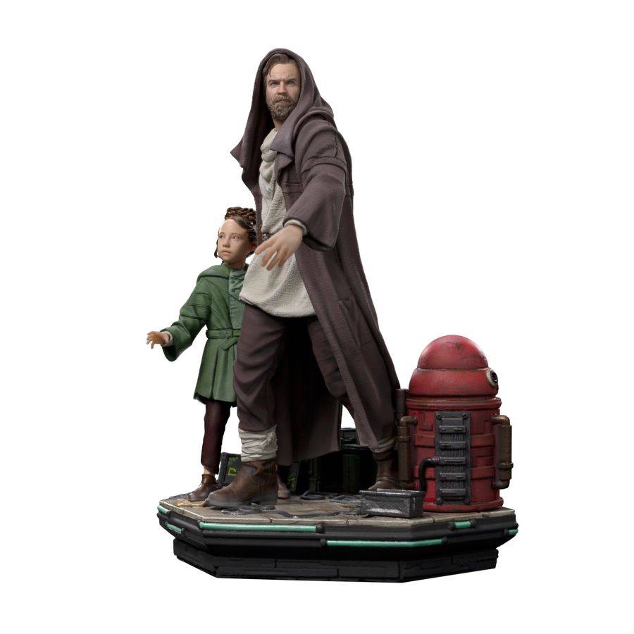 Star Was - Obi-Wan & Young Leia DLX 1:10 Statue