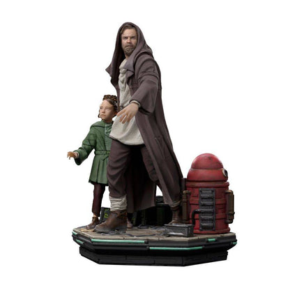 Star Was - Obi-Wan & Young Leia DLX 1:10 Statue