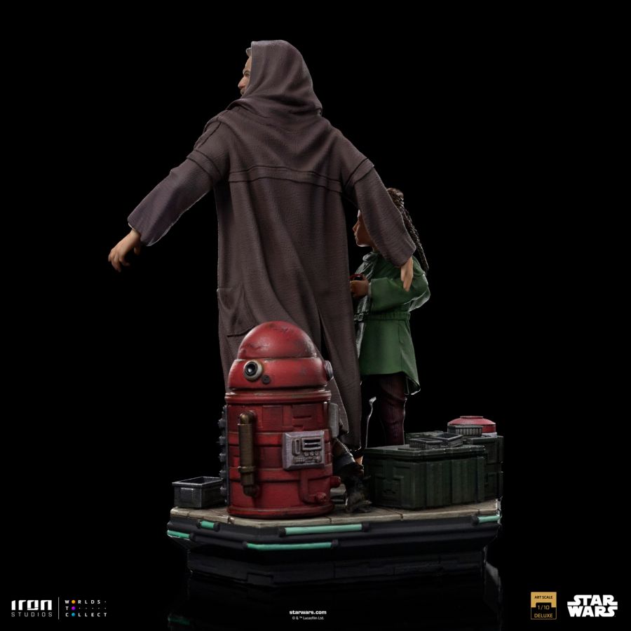 Star Was - Obi-Wan & Young Leia DLX 1:10 Statue