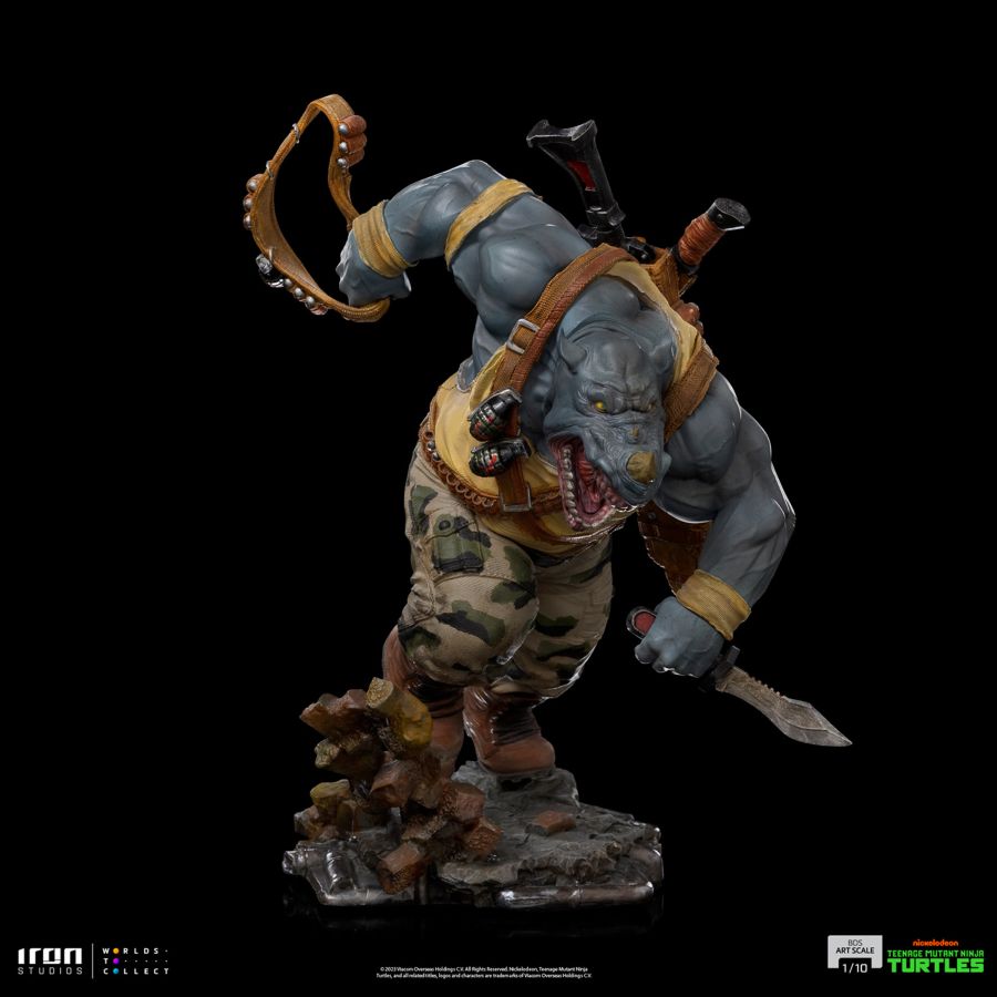Teenage Mutant Ninja Turtles - Rocksteady 1:10 Scale Statue