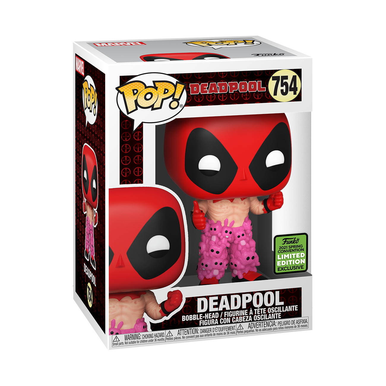 Deadpool - Deadpool with Teddy Pants ECCC 2021 Spring Convention Exclusive Pop! Vinyl #754
