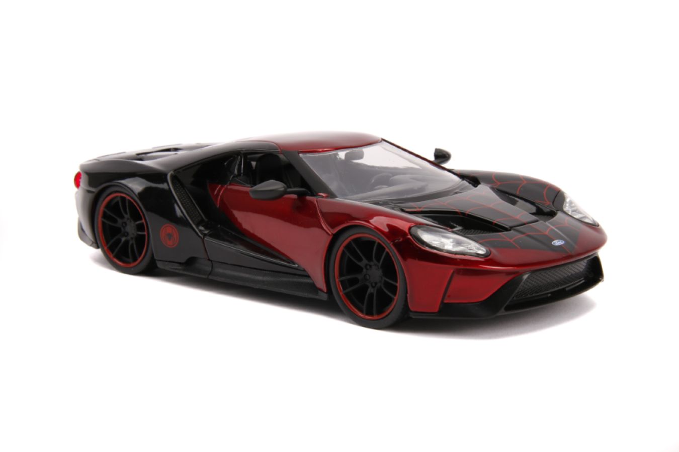 Spider-Man - Miles Morales 2017 Ford GT 1:24 Scale Hollywood Ride - Ozzie Collectables