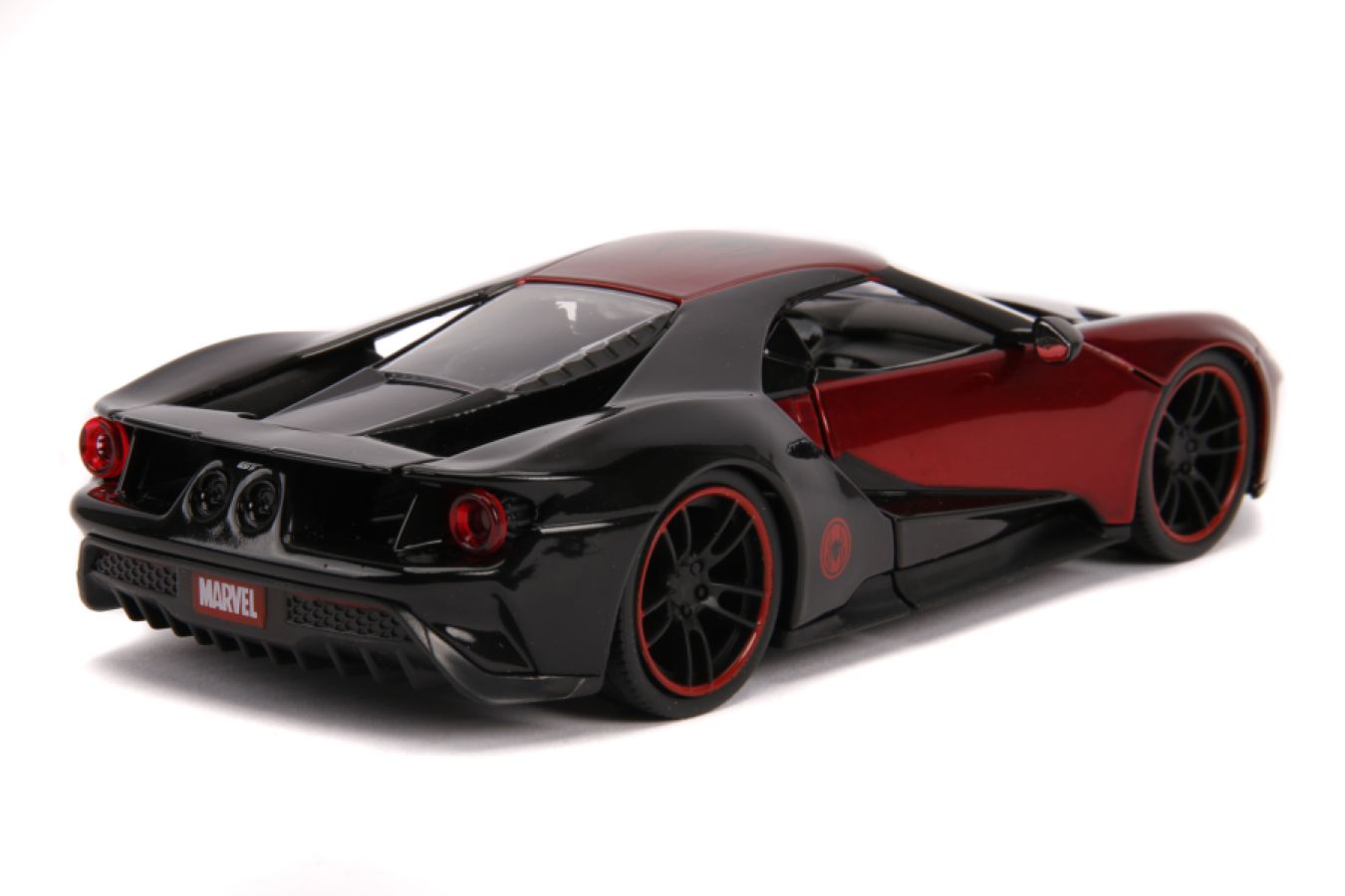 Spider-Man - Miles Morales 2017 Ford GT 1:24 Scale Hollywood Ride - Ozzie Collectables