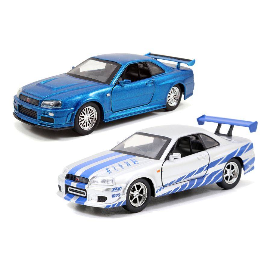 Fast & Furious - Brian's Nissan Skyline GT-R Twin Pack 1:32 Scale