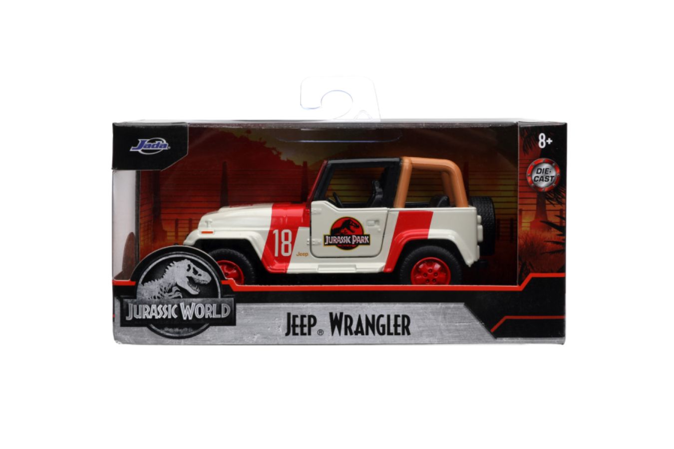 Jurassic World - 1992 Jeep Wrangler 1:32 Scale Hollywood Ride