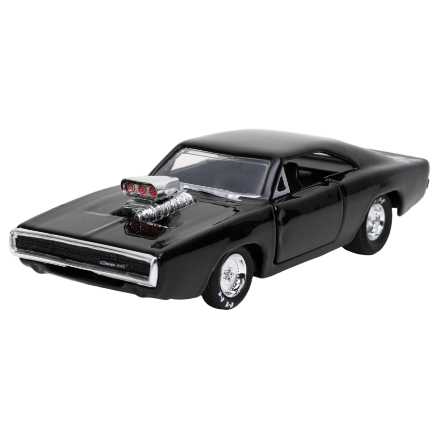 Fast and Furious 9: The Fast Saga - 1970 Dodge Charger Black 1:32 Scale Hollywood Ride