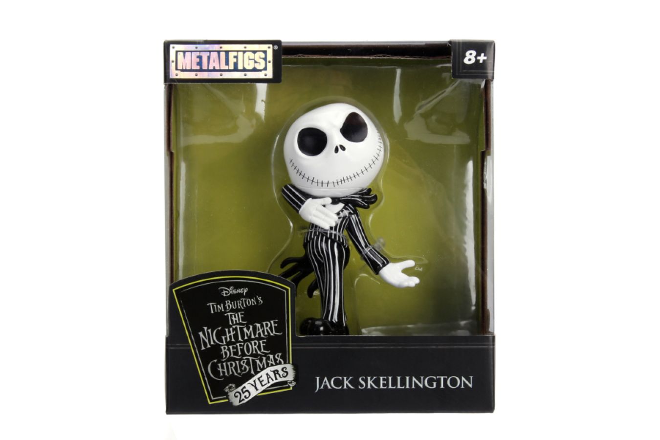 NBX - Jack Skellington Glow-in-the-dark 4" Diecast MetalFig