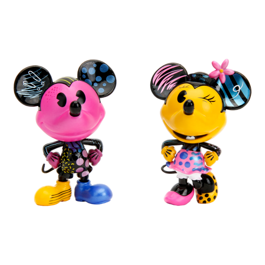 Disney - Mickey & Minnie Next Level Collector 4" MetalFig 2-Pack Set