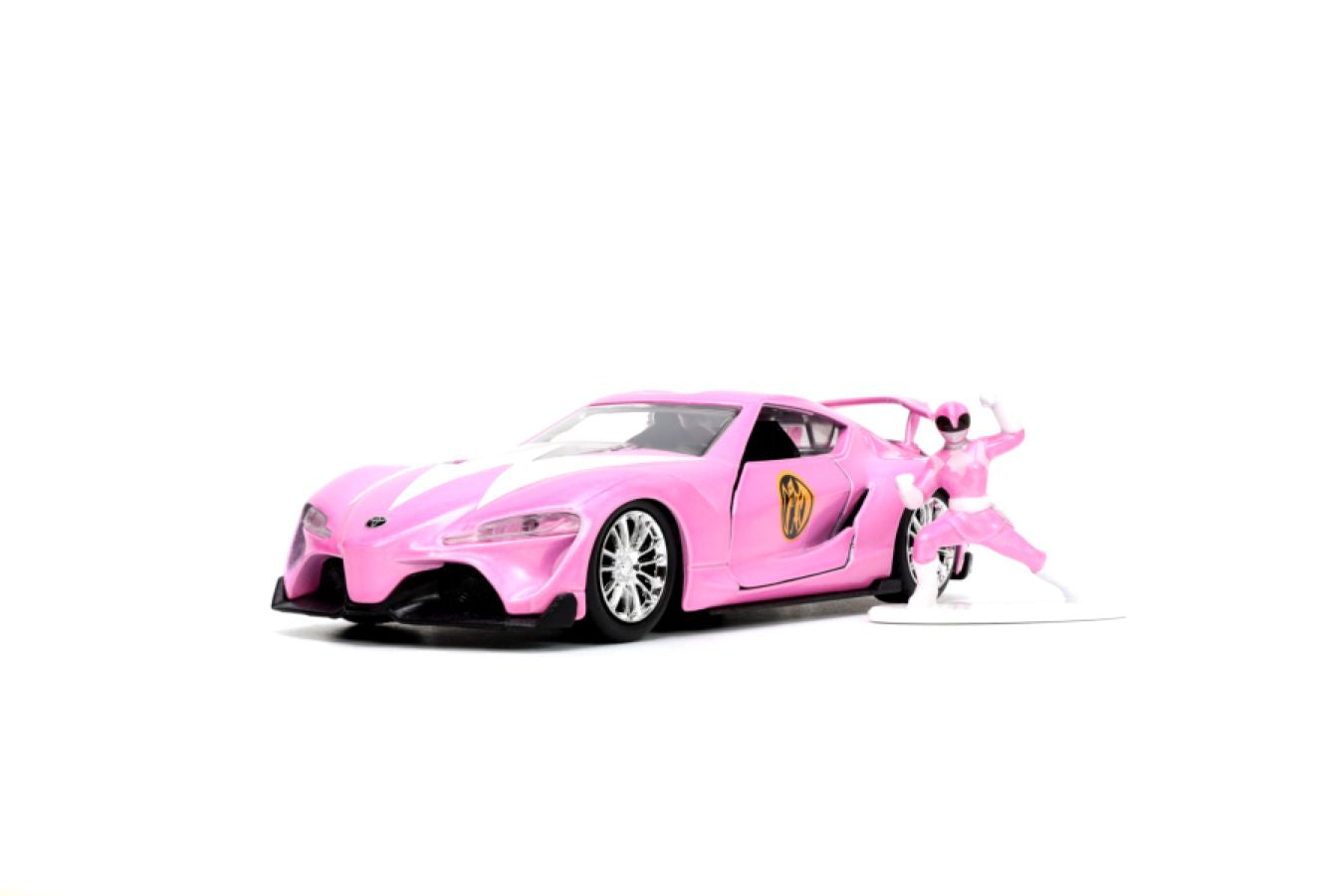 Power Rangers - Toyota FT-1 with Pink Ranger 1:32 Scale