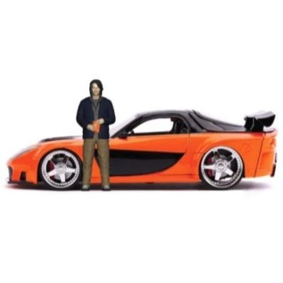 Fast and Furious - 1997 Mazda RX7 with Han 1:24 Scale Hollywood Ride